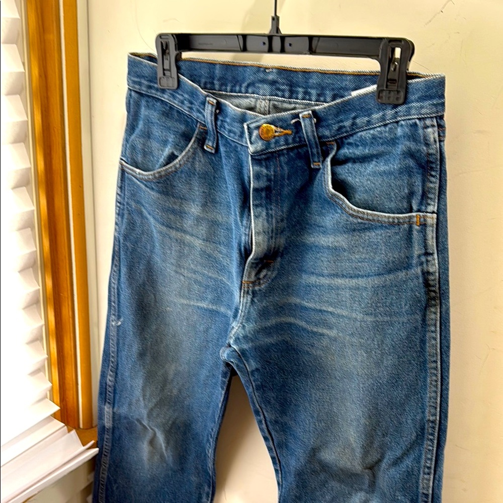 Classic Rustler vintage rockabilly denim jeans 32x30 broken in